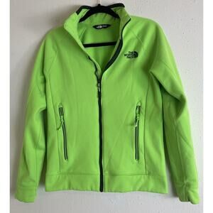 The North Face Boy’s Size Small- Neon Green - Full Zip - Jacket